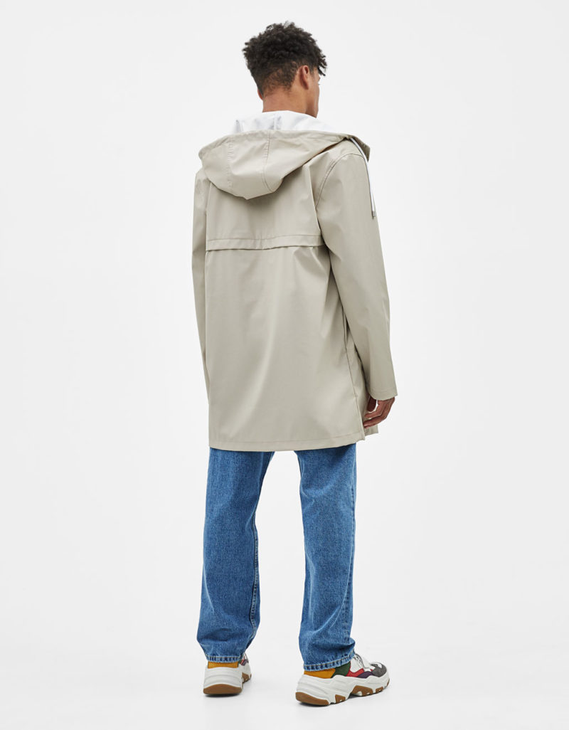 Raincoat with slogan print 2