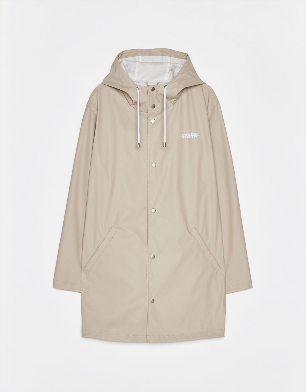 Raincoat with slogan print 5 Raincoat with slogan print