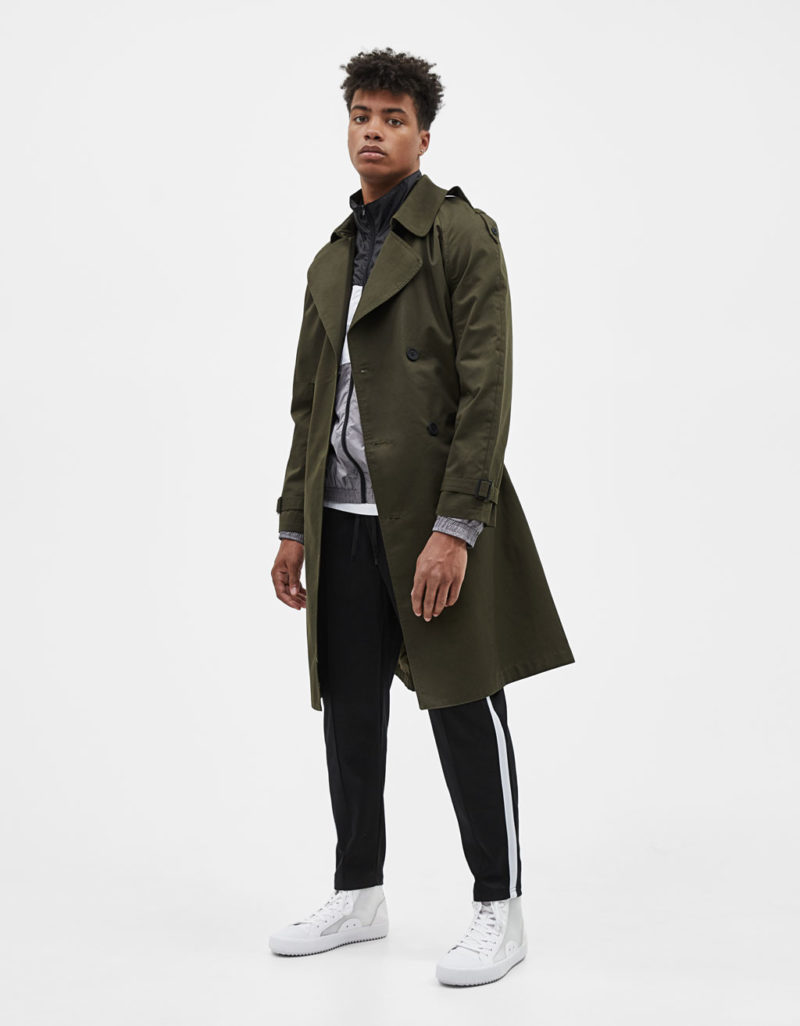 Trench-style coat 1